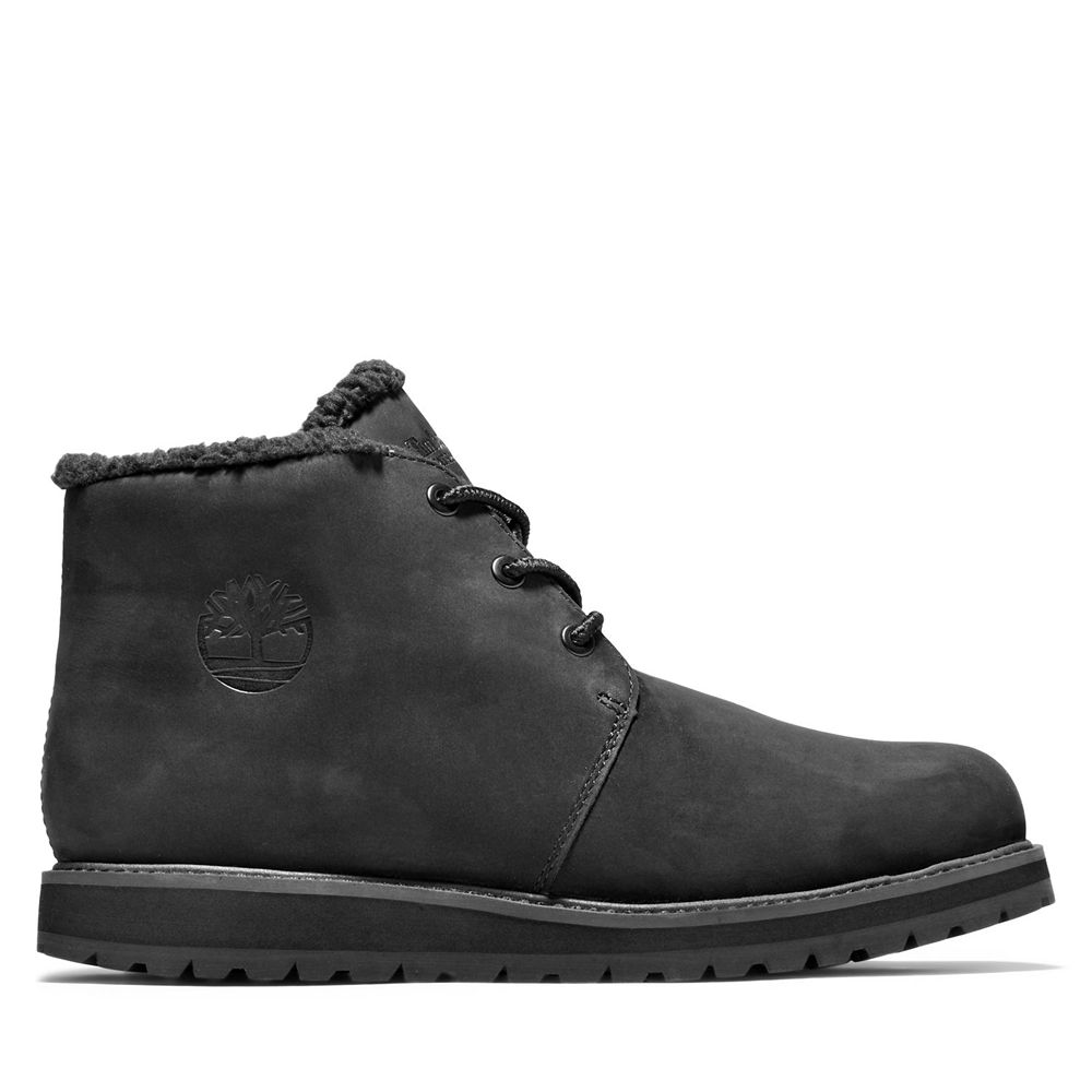 Timberland Chukka Μποτακια Ανδρικα Μαυρα - Richmond Ridge Waterproof - Greece 0153798-GC